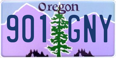 OR license plate 901GNY