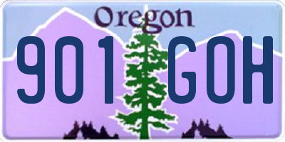 OR license plate 901GOH