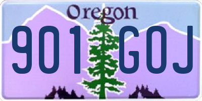 OR license plate 901GOJ