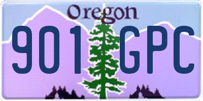 OR license plate 901GPC