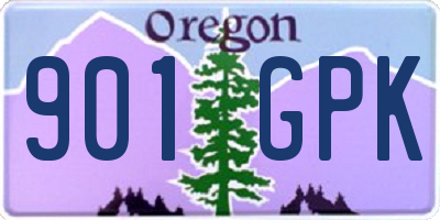 OR license plate 901GPK