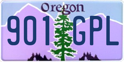OR license plate 901GPL
