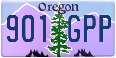 OR license plate 901GPP