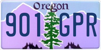 OR license plate 901GPR