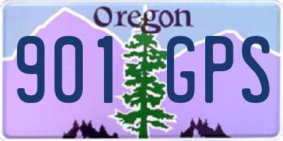 OR license plate 901GPS