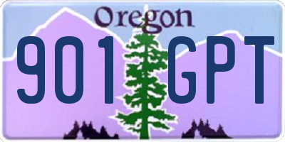 OR license plate 901GPT