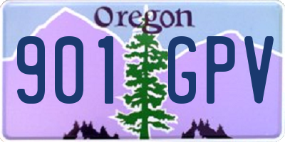 OR license plate 901GPV