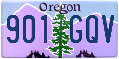 OR license plate 901GQV