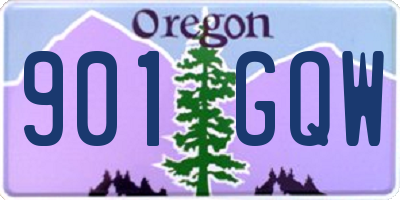 OR license plate 901GQW