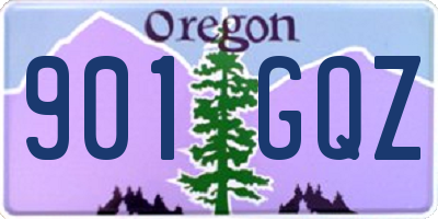 OR license plate 901GQZ