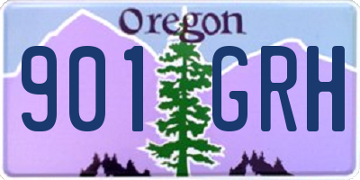 OR license plate 901GRH