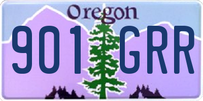 OR license plate 901GRR
