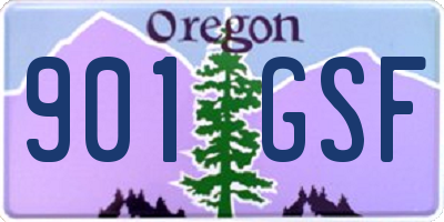 OR license plate 901GSF
