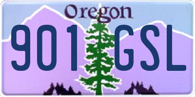 OR license plate 901GSL