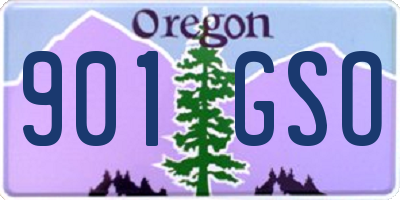 OR license plate 901GSO