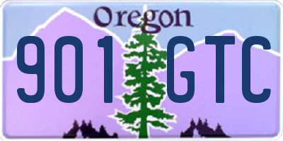 OR license plate 901GTC