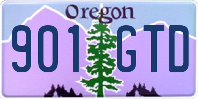 OR license plate 901GTD