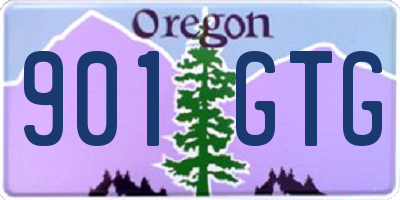 OR license plate 901GTG
