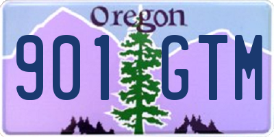 OR license plate 901GTM