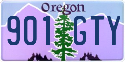 OR license plate 901GTY