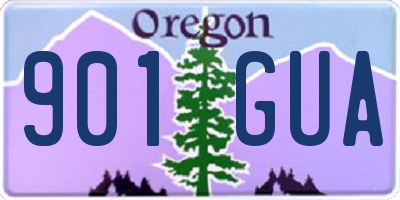 OR license plate 901GUA