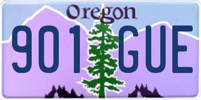 OR license plate 901GUE