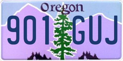 OR license plate 901GUJ