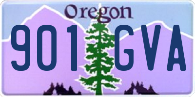 OR license plate 901GVA