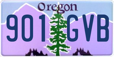 OR license plate 901GVB