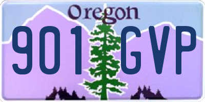 OR license plate 901GVP