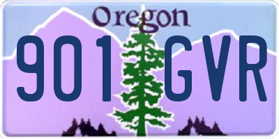 OR license plate 901GVR