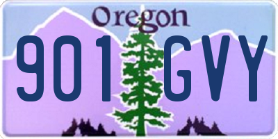 OR license plate 901GVY