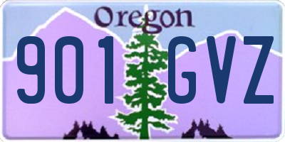 OR license plate 901GVZ