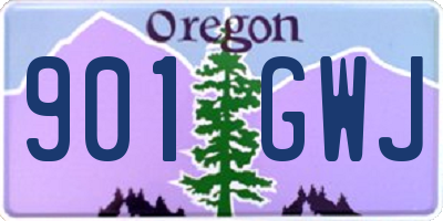 OR license plate 901GWJ