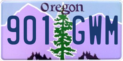 OR license plate 901GWM