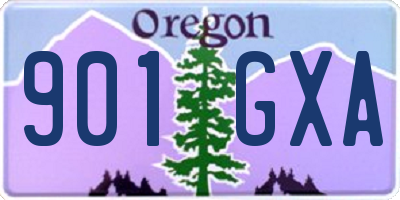 OR license plate 901GXA