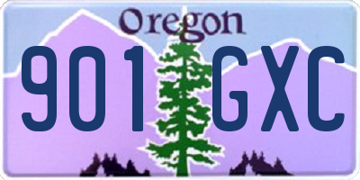 OR license plate 901GXC