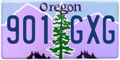 OR license plate 901GXG