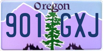 OR license plate 901GXJ