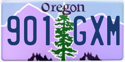 OR license plate 901GXM