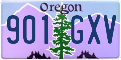 OR license plate 901GXV