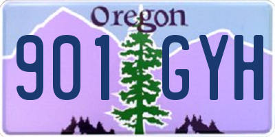 OR license plate 901GYH