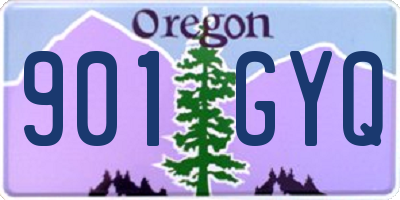 OR license plate 901GYQ