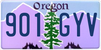 OR license plate 901GYV