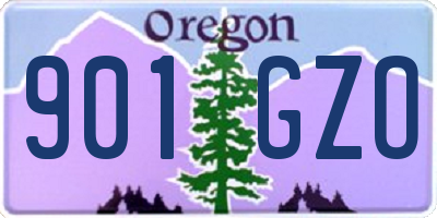 OR license plate 901GZO