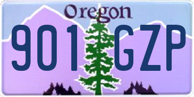 OR license plate 901GZP