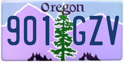 OR license plate 901GZV