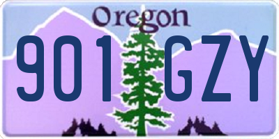 OR license plate 901GZY