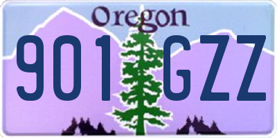 OR license plate 901GZZ