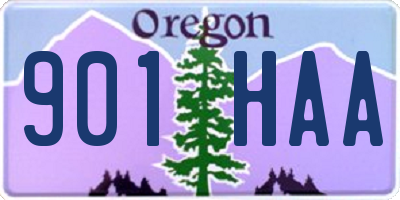 OR license plate 901HAA